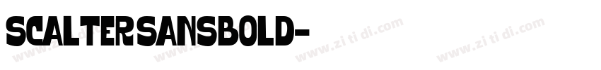 Scalter SansBold字体转换 Scalter SansBold字体转换